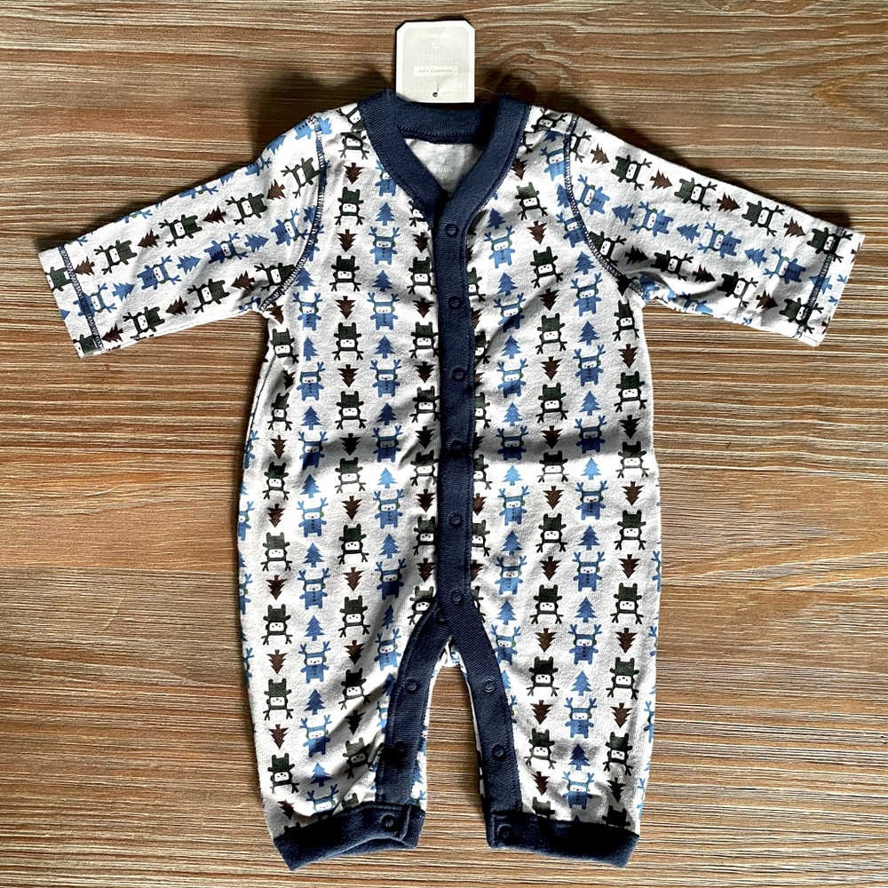 NWT Old Navy LONG-SLEEVE ONE-PIECE FOR BABY